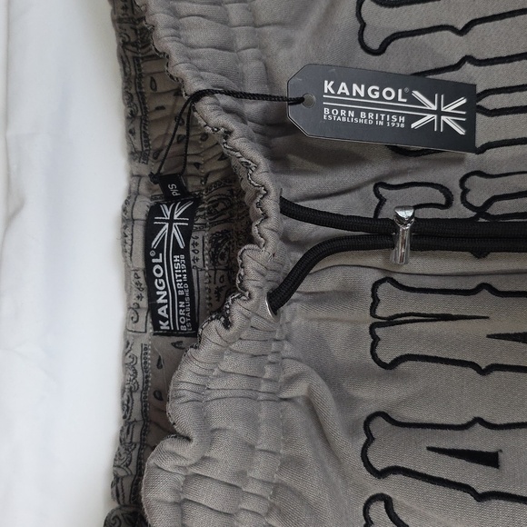 Kangol Men Gray Sweatpants with Logo Size Small - Picture 3 of 11